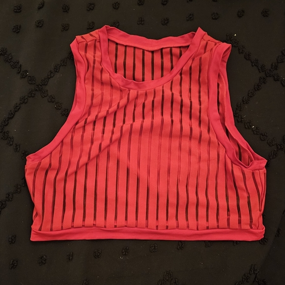 Hamade UK size 12 high waist pole bottom and crop top set. US large - Picture 6 of 6